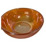 F3 - Vintage Jeanette Crackle Glass Berry Bowl Set (Lot of 5)