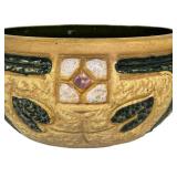 F1 - Antique 1915 Roseville Pottery Mostique Low Bowl