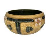 F1 - Antique 1915 Roseville Pottery Mostique Low Bowl