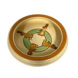 M4 - Antique Roseville Pottery Juvenile Rabbit Plate