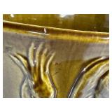 F2 - Two Antique Roseville Pottery Stork Planters