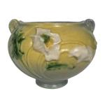 L6 - Antique Roseville Poppy Jardiniere