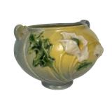 L6 - Antique Roseville Poppy Jardiniere