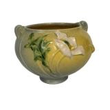 L6 - Antique Roseville Poppy Jardiniere