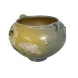 L6 - Antique Roseville Poppy Jardiniere