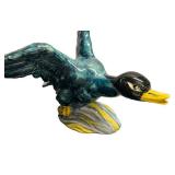 W - Vintage Hand Painted Stangl Pottery Flying Duck Sculpture