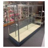 Double Sided Glass Display Shelf