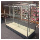 Double Sided Glass Display Shelf