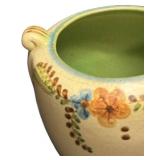 H5 - Antique Weller Bonito Table Vase with Floral Crackle Glaze