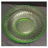 K5 - Vintage Anchor Hocking Uranium Glass Berry Bowl