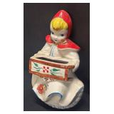 G2 - Vintage Hull Little Red Riding Hood Wall Pocket Planter