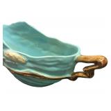 I6 - Vintage Roseville Pottery Ming Tree Console Bowl