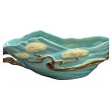 I6 - Vintage Roseville Pottery Ming Tree Console Bowl