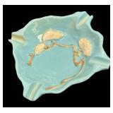 H4 - Vintage Roseville Ming Tree and Silhouette Ashtrays
