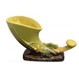H1 - Vintage Roseville Pottery Wincraft Cornucopia Vase