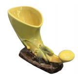 H1 - Vintage Roseville Pottery Wincraft Cornucopia Vase