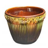 A4 - Antique Weller Zona Blended Glaze Jardiniere