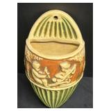 G3 - Antique Roseville Donatello Wall Pocket Vase
