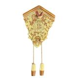 Vintage McCoy Pottery Cuckoo Clock Wall Pocket Decor