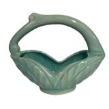 K6 - Vintage Gonder Pottery Basket Bowl