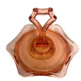 K4 - Vintage Cambridge Petite Pink Glass Tidbit Tray