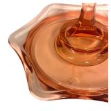 K4 - Vintage Cambridge Petite Pink Glass Tidbit Tray