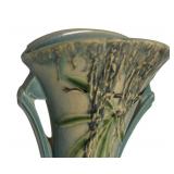 K4 - Vintage Roseville Pottery Moss Wall Pocket Vase
