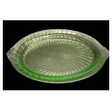 K3 - Vintage Hocking Uranium Glass Platter