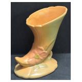 K3 - Vintage Weller Wild Rose Cornucopia Vase
