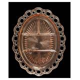 I5 - Vintage Pink Depression Glass Serving Pieces by Fostoria, Hocking, Imperial and More
