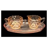 I5 - Vintage Pink Depression Glass Serving Pieces by Fostoria, Hocking, Imperial and More