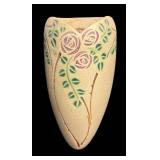 I4 - Antique Roseville Velmoss Scoll Line Wall Pocket