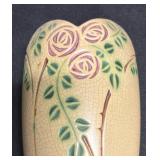 I4 - Antique Roseville Velmoss Scoll Line Wall Pocket