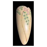 I4 - Antique Roseville Velmoss Scoll Line Wall Pocket