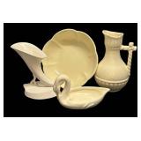 J3 - Vintage White Pottery by McCoy, Weller, Roseville and More