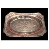 J2 - Vintage Pink Depression Glass Serving Pieces