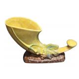 J2 - Vintage Roseville Wincraft Cornucopia Vase