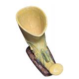 J2 - Vintage Roseville Wincraft Cornucopia Vase