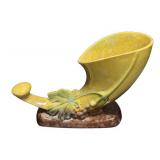 J2 - Vintage Roseville Wincraft Cornucopia Vase