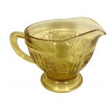 J2 - Mixed Lot Vintage Amber Glass Serving Pieces - Lancaster, Cambridge, Federal Glass and More