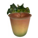 J3 - Vintage Roseville Thornapple Wall Pocket Planter