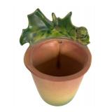 J3 - Vintage Roseville Thornapple Wall Pocket Planter