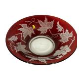 W - Vintage Egermann Glass Bowl