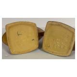J1 - Pair of Vintage Roseville Wincraft Candle Holders