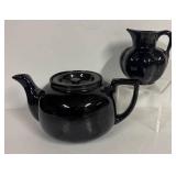 K2 - Vintage Roseville Teapot & Petite Pitcher Set