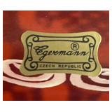 W - Vintage Egermann Ruby Red Vase
