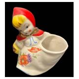 K1 - Vintage Hull Little Red Riding Hood Teapot, Creamer Pitcher and Sugar Dish