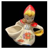 K1 - Vintage Hull Little Red Riding Hood Teapot, Creamer Pitcher and Sugar Dish