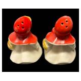G3 - Vintage Hull Little Red Riding Hood Butter Dish & Salt and Pepper Shakers