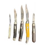 G4 - Five Vintage Pocket Knives